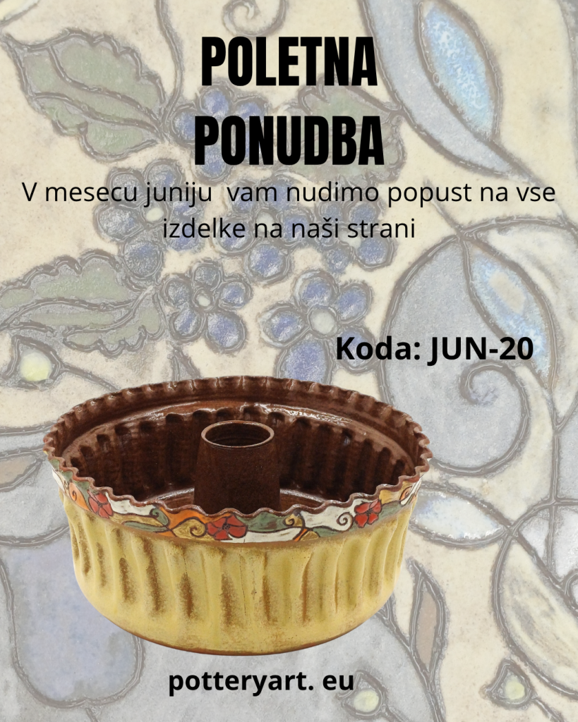 poletna ponudba, pottery art, ugoden nakup keramike