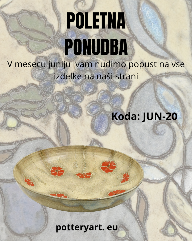 poletna ponudba, pottery art, ugoden nakup keramike