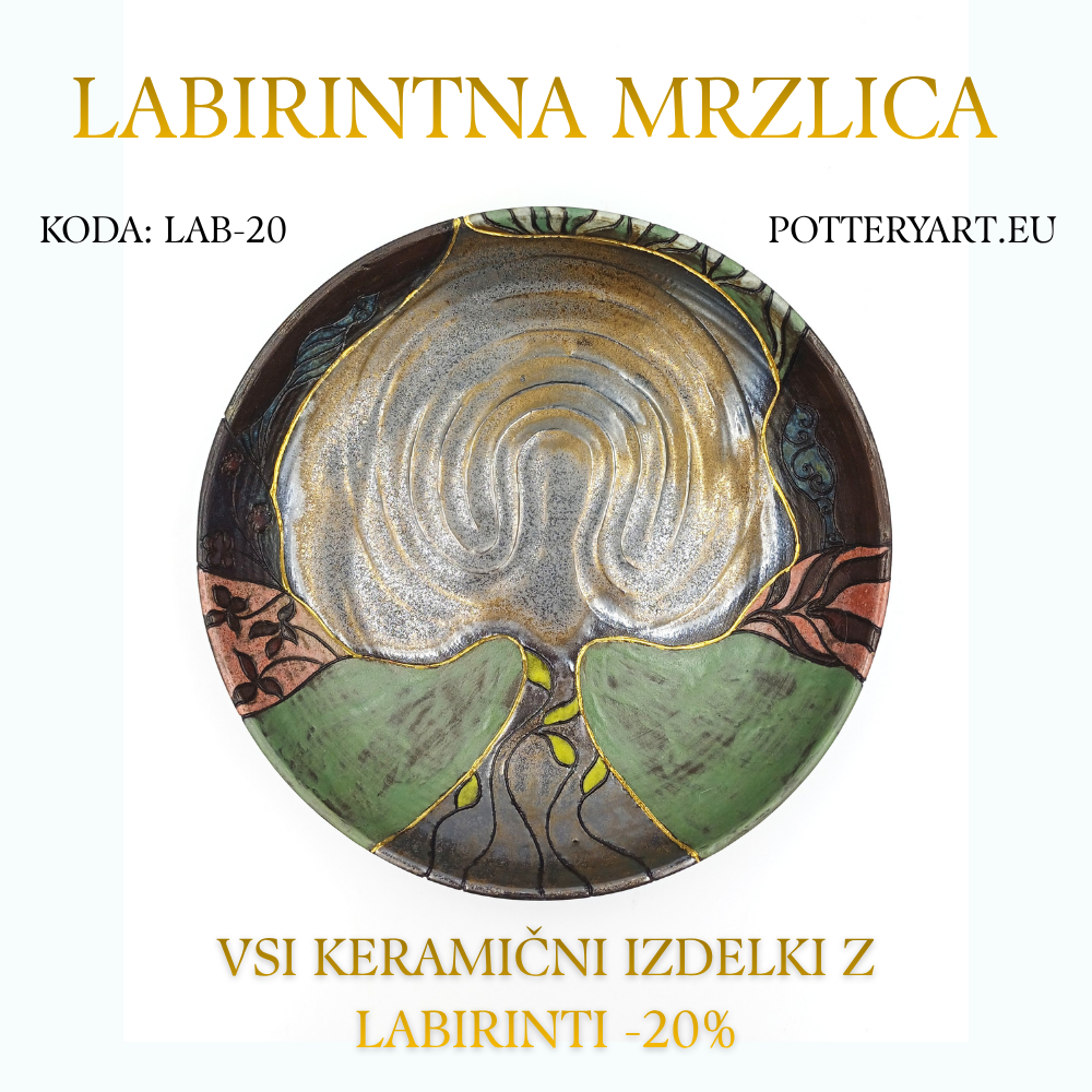 labirintna mrzlica, pottery art, devet labirintov
