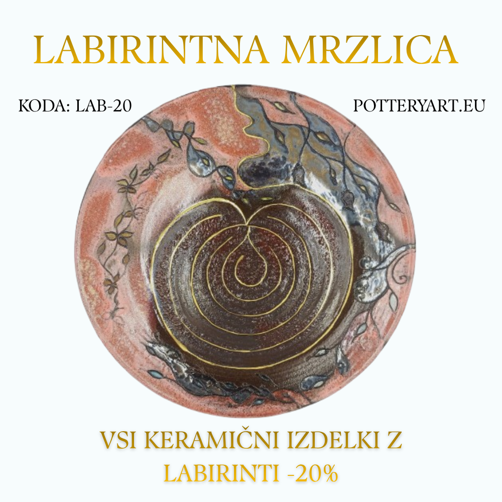 labirintna mrzlica, pottery art, devet labirintov