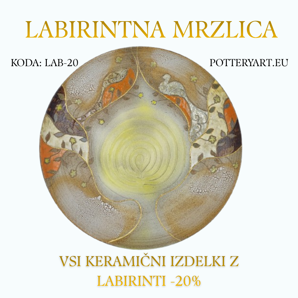 labirintna mrzlica, pottery art, devet labirintov
