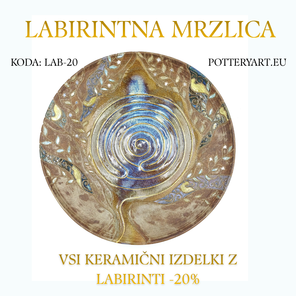 labirintna mrzlica, pottery art, devet labirintov
